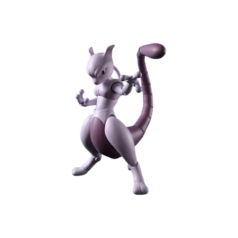 BANDAI Mewtwo Bandai S.H.Figuarts Pokémon Arts Remix Assembled Model 14cm Scale Figures-3