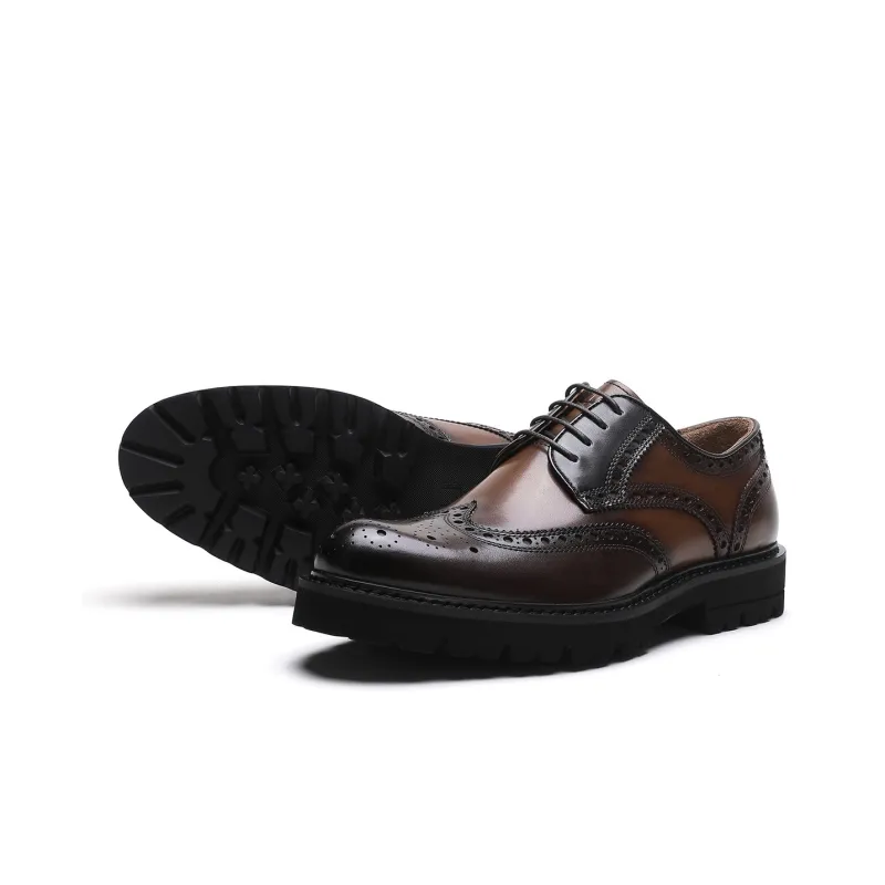 ELLE HOMME Dress Shoes Men's Brown-3