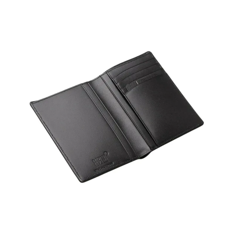 MONTBLANC Meisterstuck Cow Leather Wallet Men's Black-6