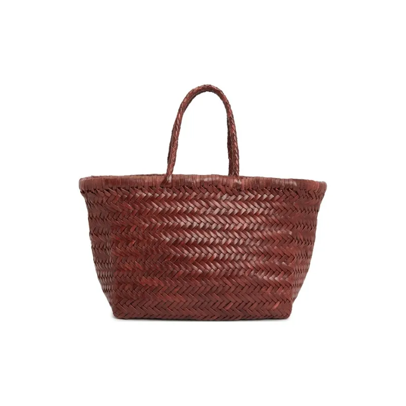 Dragon Diffusion Calfskin Handbag Trumpets Women's Burgundy-3