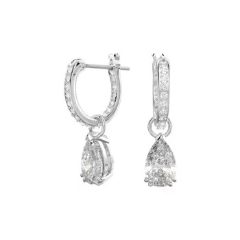 Swarovski Rhodium Plated Earrings Women's