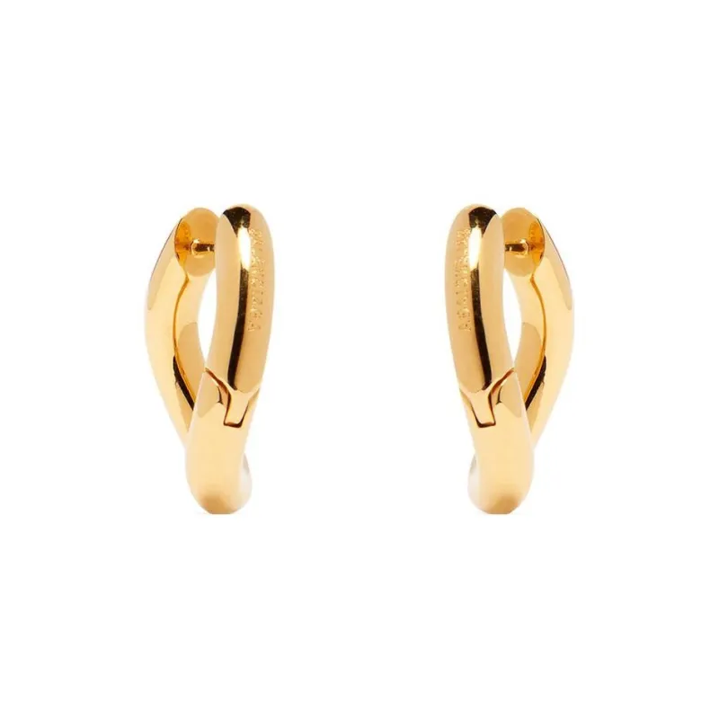 Balenciaga Brass Earrings Women's-1