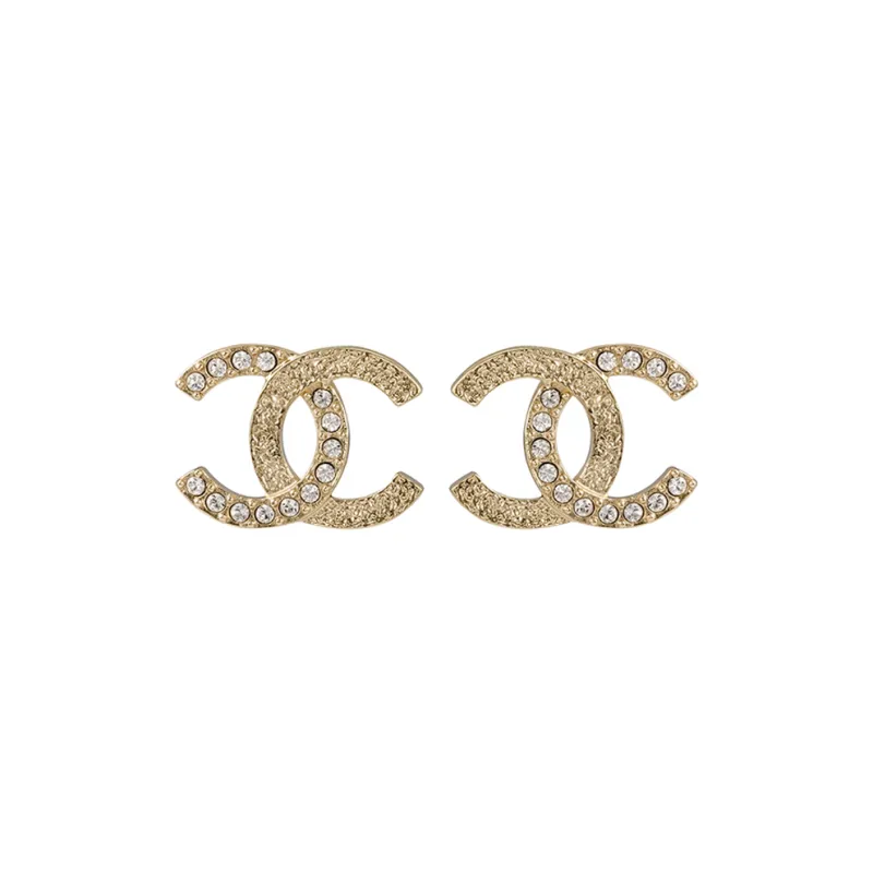 CHANEL Cc Logo Earrings-0