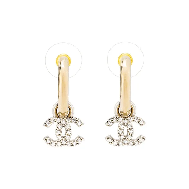 CHANEL Metal/Diamantes Earrings-0