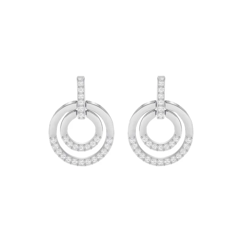 Swarovski Circle Earrings Women's-0