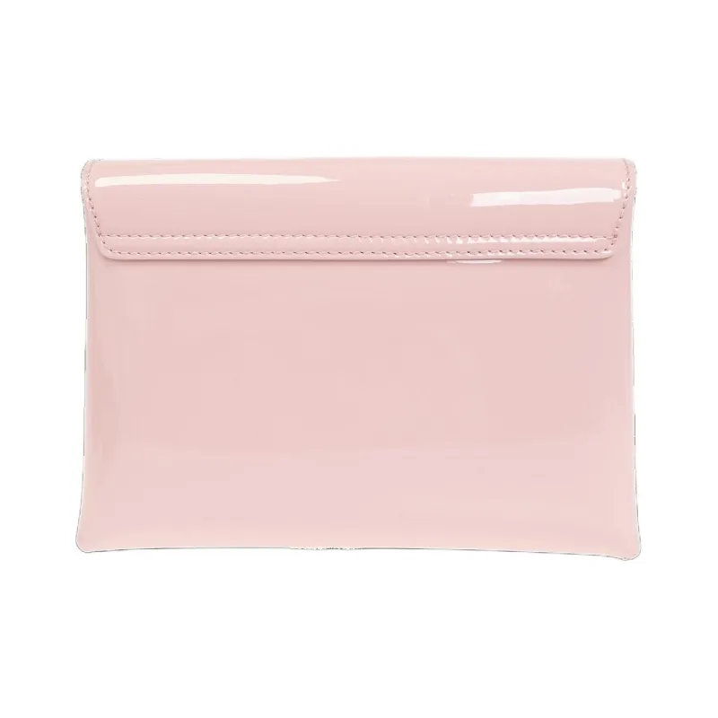 VERSACE Lambskin Shoulder Bag Clutch Women's Pink-2