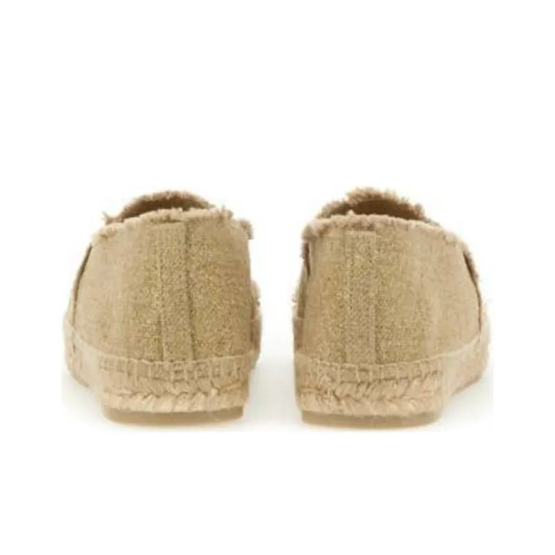 Castañer Flat Linen Espadrilles-5