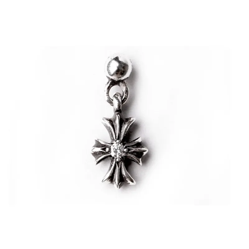 Chrome Hearts 925 Sterling Silver Earrings Unisex Silver-1