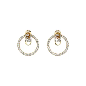 FENDI Earrings Women's Gold
