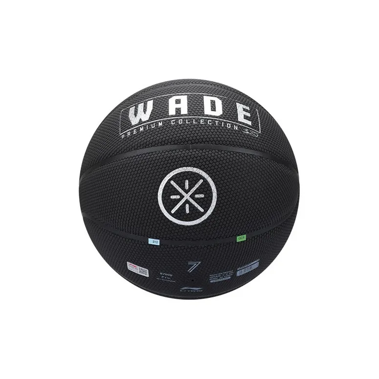 LiNing WAY OF WADE PU Basketball Black Size 7 Training Unisex-4