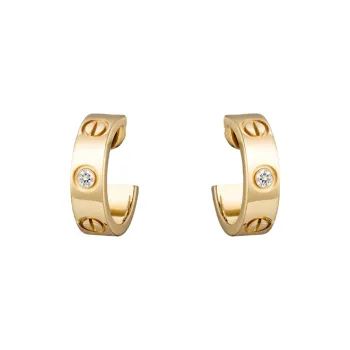CARTIER Diamond Earrings Women's