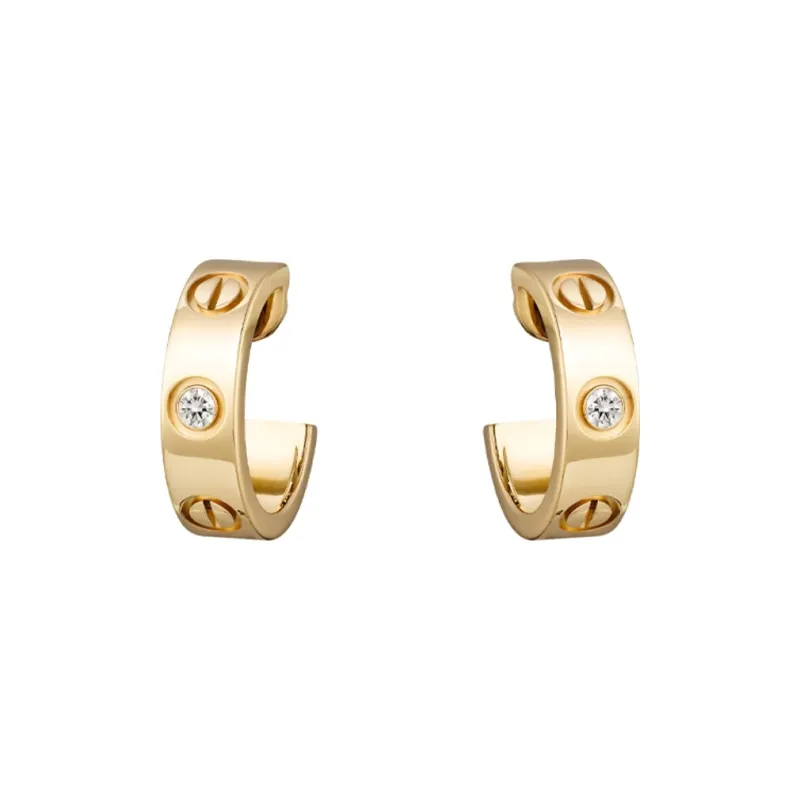 CARTIER Diamond Earrings Women's-0