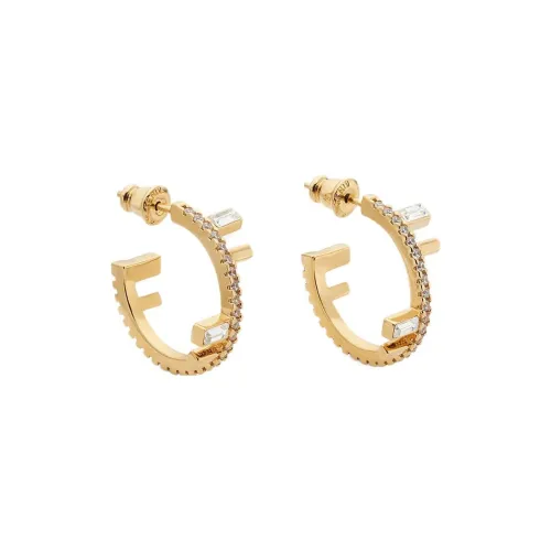 FENDI First Earrings Women's Gold