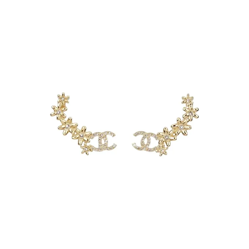 CHANEL Earrings Women's Gold-0