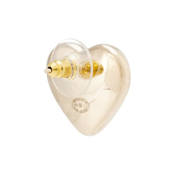 CHANEL Metal Earrings Women's Gold-2