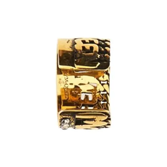 Alexander McQueen Metal Earrings Women's Gold-0
