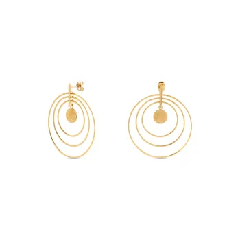 Agatha Alloy Earrings Women's Gold