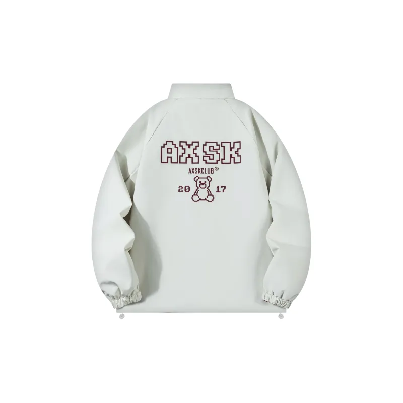 A.X.S.K Jackets Coats Unisex Black-15