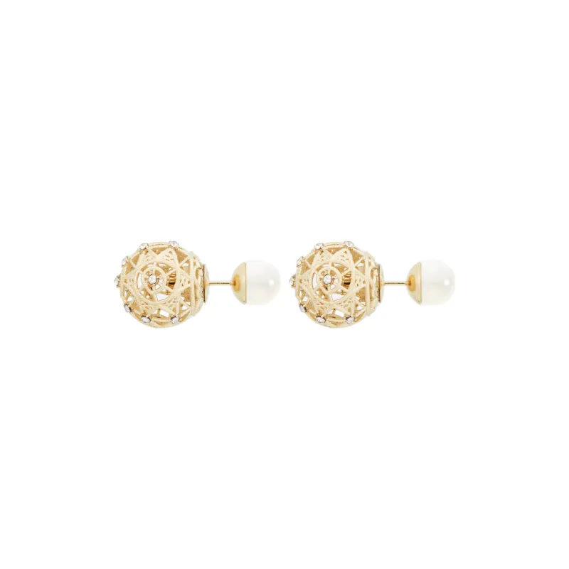 DIOR Earrings Women's Gold-3