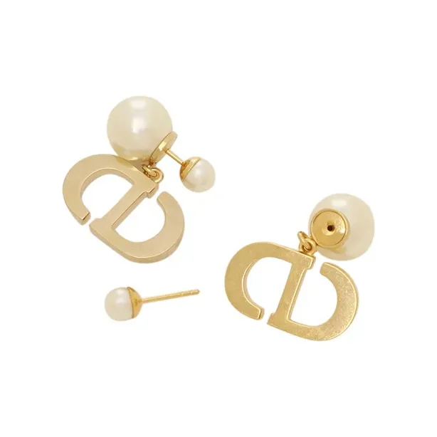 DIOR Earrings Women's Gold-1
