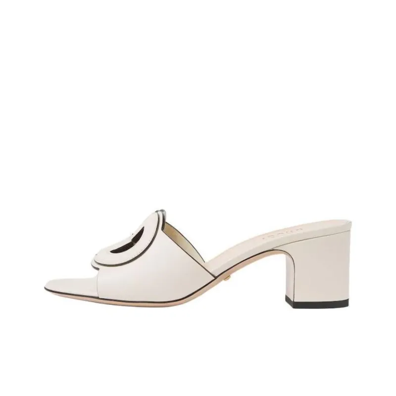 GUCCI Slide Slippers Women's White-0