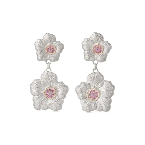 BUCCELLATI BLOSSOMS Series Earrings Women's Silver