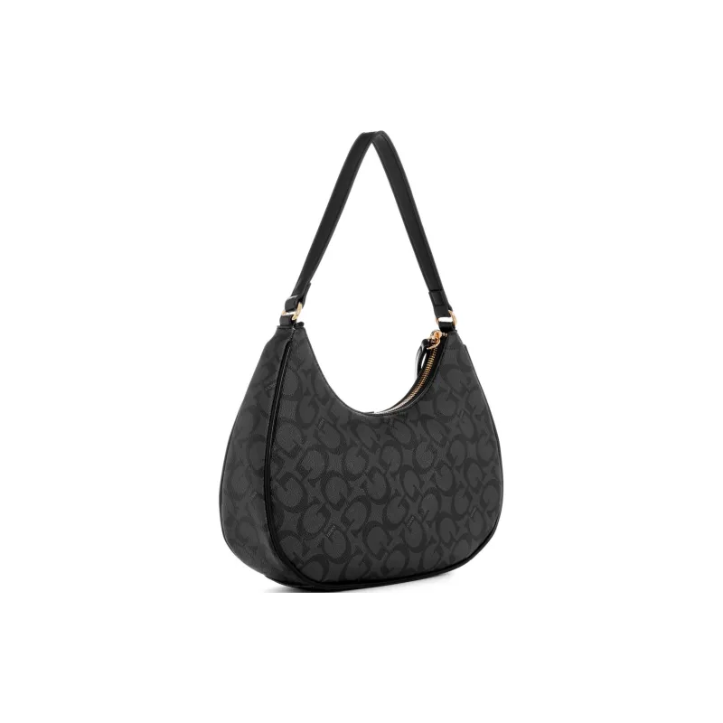 GUESS Coated Canvas Portable Crossbody Bag Shoulder Bag Mini Women's Coal Charcoal-1