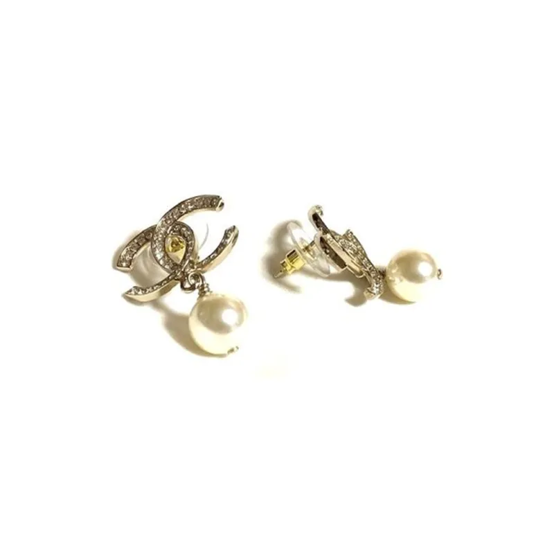 CHANEL 22c Early Spring Earrings Women's Gold-2