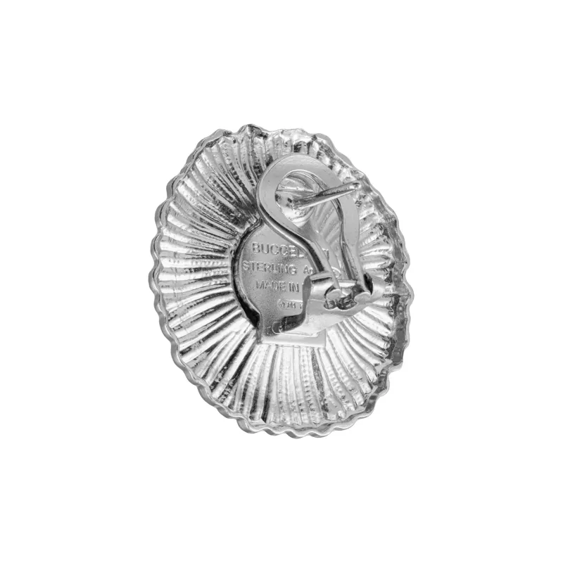 BUCCELLATI BLOSSOMS Series Earrings Women's Silver-3