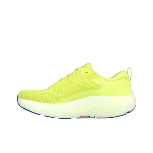 Skechers Go Run Max Road 6 Running Shoes Men Low-Top Yellow