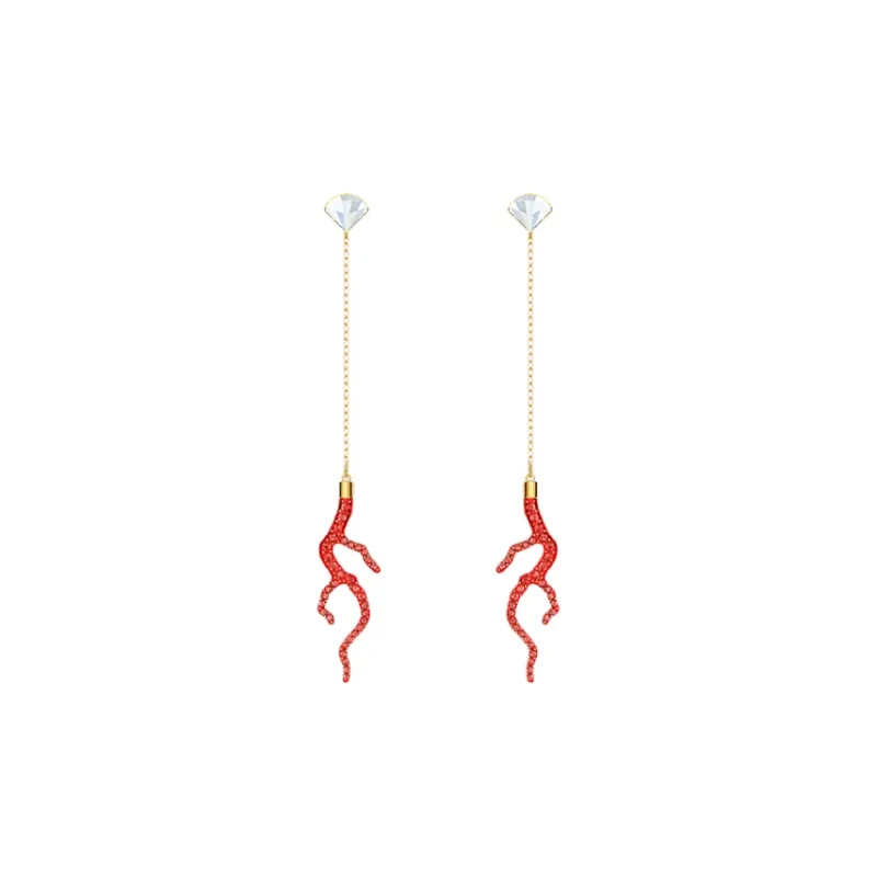 Swarovski Shell Coral Earrings Women's-0