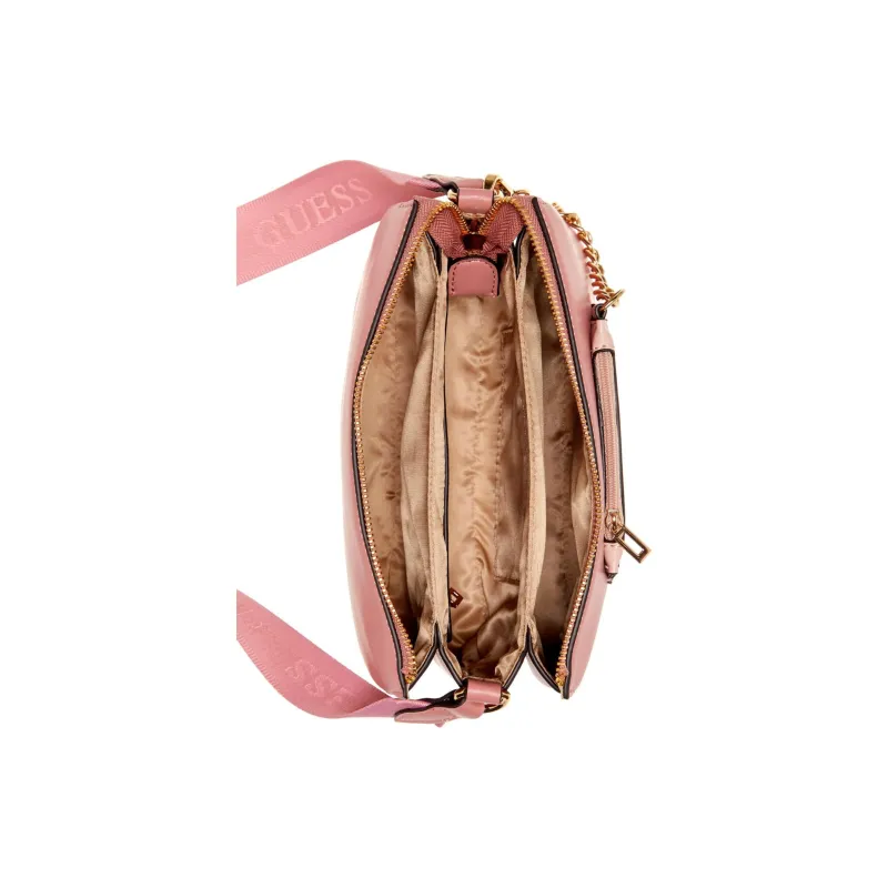 GUESS Artificial Leather Shoulder Bag, Crossbody Bag Mini Women's Pink-2