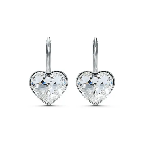 Swarovski Bella V Earrings Women's White Gold-Plated Color