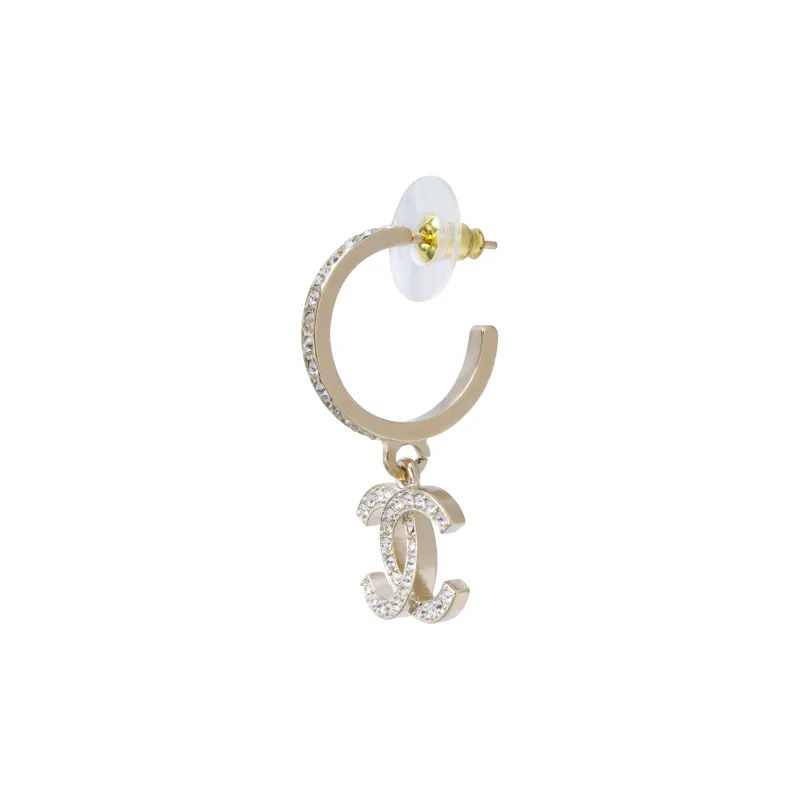 CHANEL Earrings Women's Gold-1