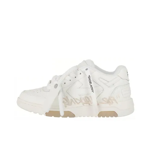 OFF-WHITE Out Of Office Skateboard Shoes Women's Low-Top White