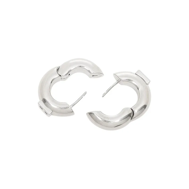Balenciaga Earrings Women's Silver-1