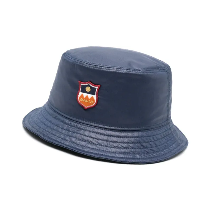 BALLY Logo embroidered Bucket Hat-1
