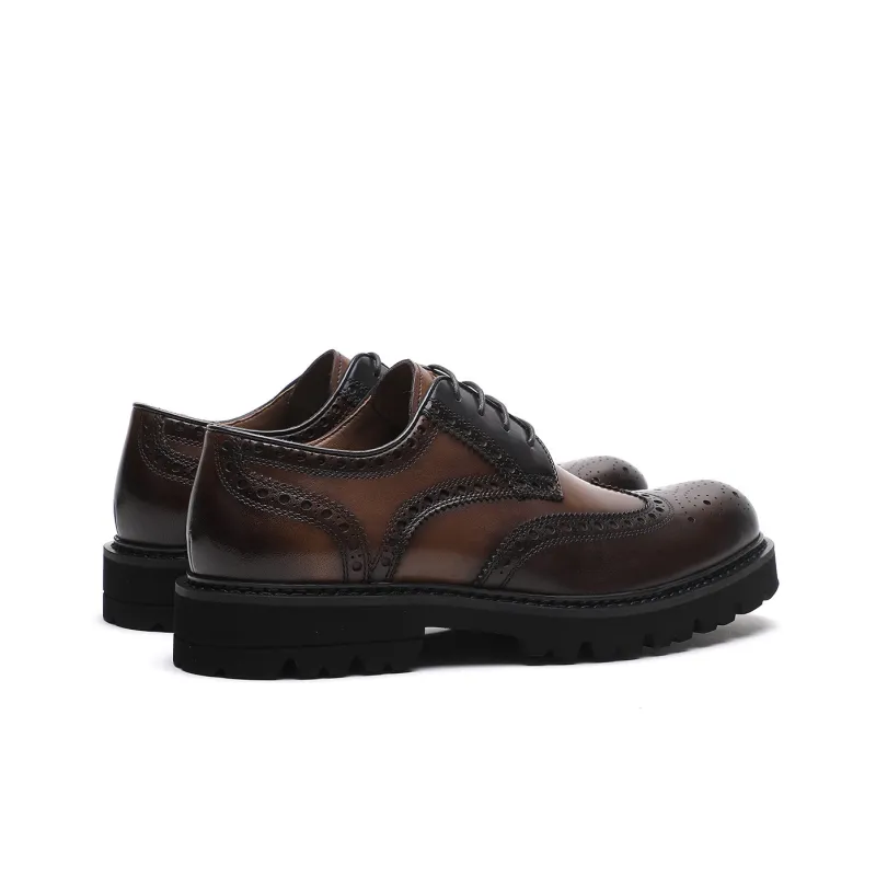 ELLE HOMME Dress Shoes Men's Brown-4