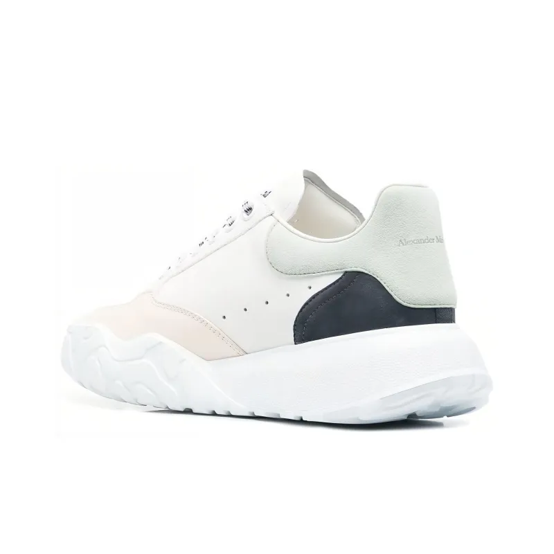 Alexander McQueen Court Low Top Athletic Shoes Women's White-4
