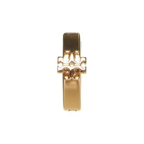 TORY BURCH Kira Double T Huggie Earrings
