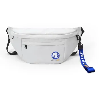 ElevethSign Leather Sling Bag Regular Unisex White/Black