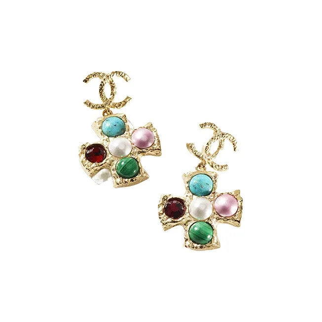 CHANEL Earrings Women's Multicolor-1
