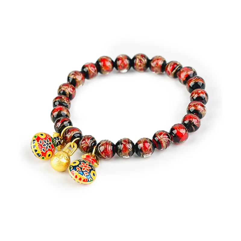 Moon Jewelry Colored Glaze Jade Bracelets Unisex-0