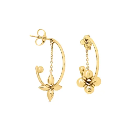 LOUIS VUITTON Earrings Women's Gold