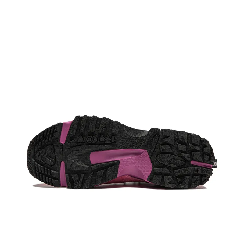 LiNing CF Tracing, Xingye Pro Wear resistant And Waterproof Low Top Casual Shoes Men's Pink Purple-6