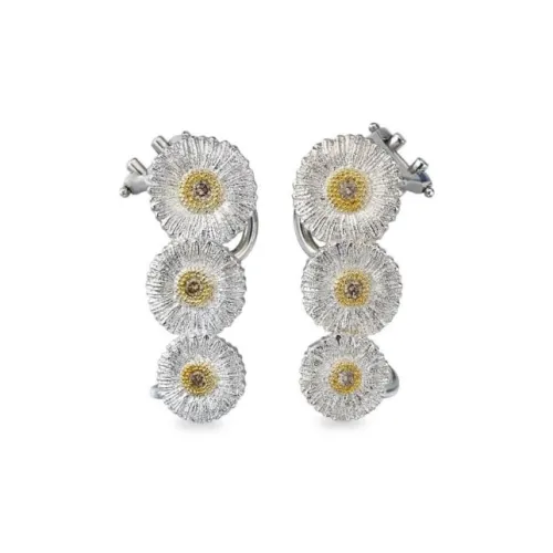 BUCCELLATI BLOSSOMS Series Earrings Women's Silver