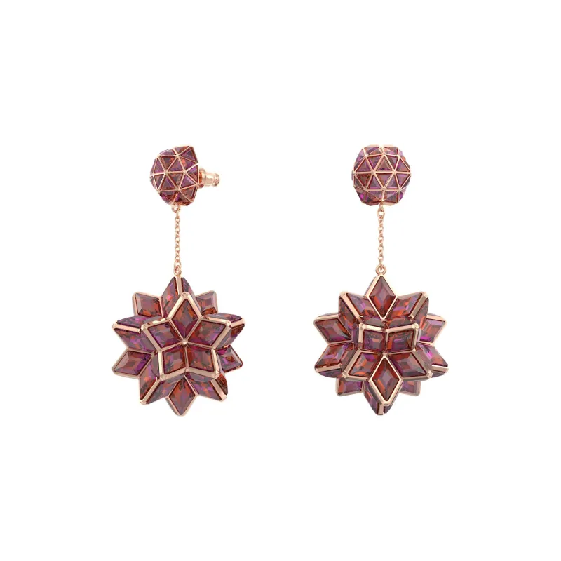 Swarovski Cuiosa Geometric-cut Drop Earrings-1