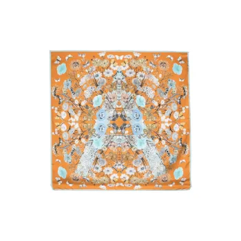 Aspinal Of London Silk Scarves Women's Orange