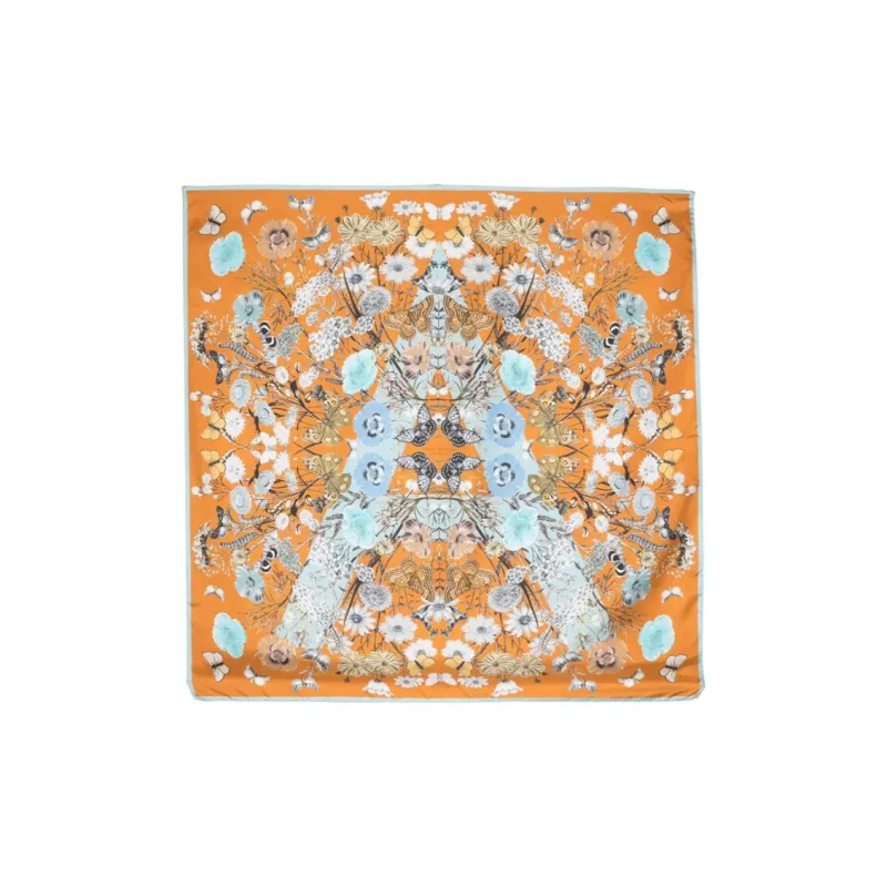 Aspinal Of London Silk Scarves Women's Orange-0