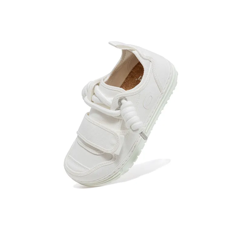 OETZI Classic Series 1 Wear-Resistant Lightweight Breathable Height Increasing Low-Top Skateboard Shoes Unisex White-3